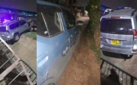 Car Jackers Forced to Flee After Accident in Kahawa Wendani