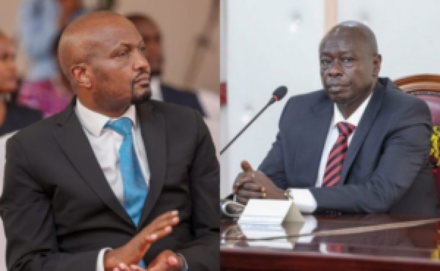 Public Service CS Moses Kuria Publicly Disagrees with DP Gachagua, Says he is Being Hypocritical