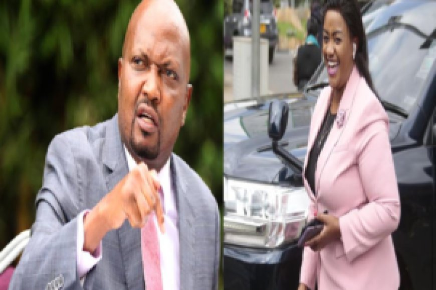 Drama Between Moses Kuria and Cate Waruguru Escalates